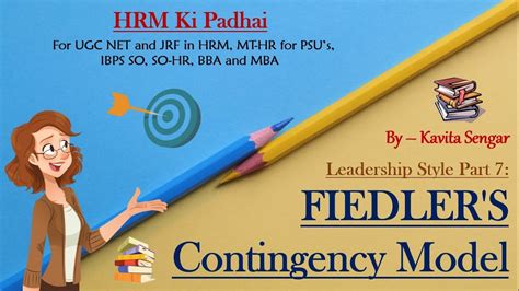 LEADERSHIP STYLE 7 : FIEDLER'S Contingency Model - YouTube