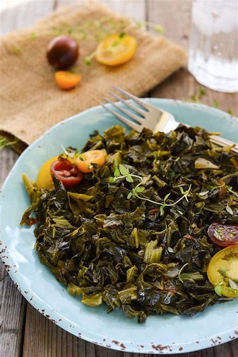 Vegan Southern-Style Collard Greens | Healthier Steps