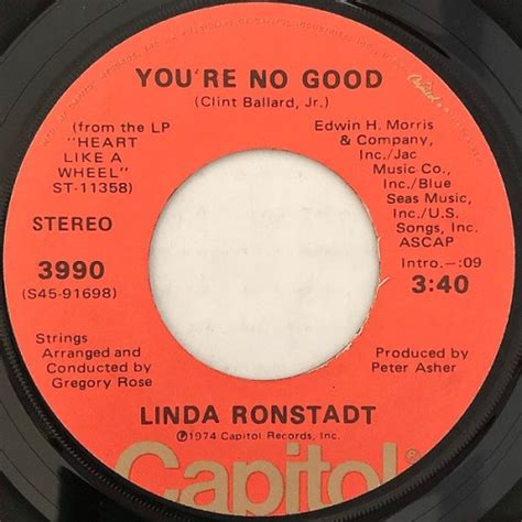 7" Linda Ronstadt --- You're No Good