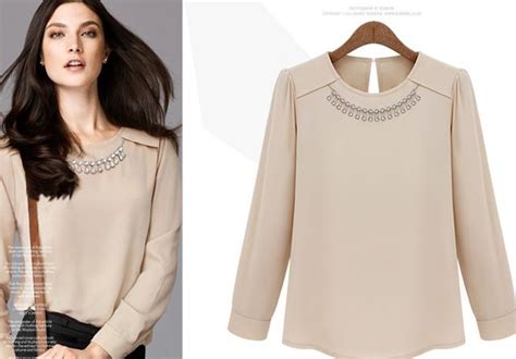 Next Ladies Smart Blouses - Lace Henley Blouse