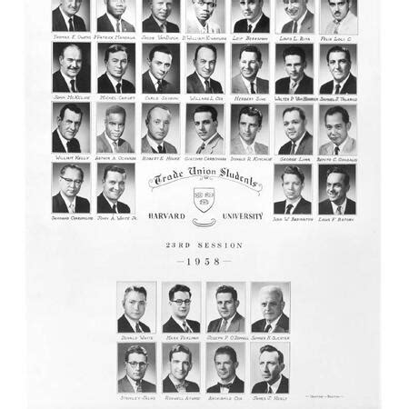 1952-1961 | Harvard Trade Union Program Alumni Report