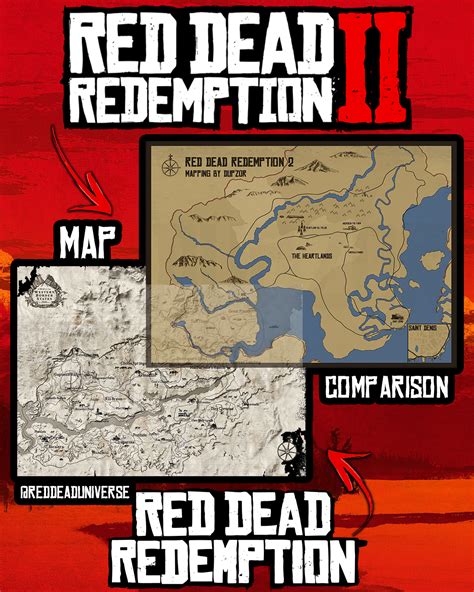 RDR1 vs. RDR2 Map comparison : r/reddeadredemption