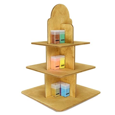 Wooden Retail Displays - Counter Rack 3 tiers, Perfect for Displaying a ...