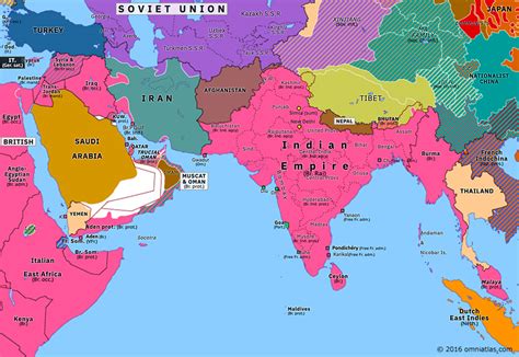 Anglo-Soviet invasion of Iran | Historical Atlas of Southern Asia (29 August 1941) | Omniatlas