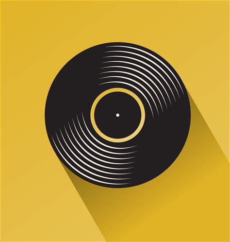 Black vinyl record store day flat concept vector illustration 285092 Vector Art at Vecteezy