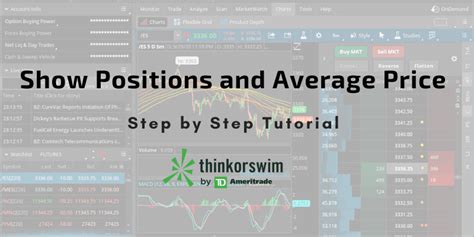 How To Show Positions and Average Price on ThinkorSwim Chart ...