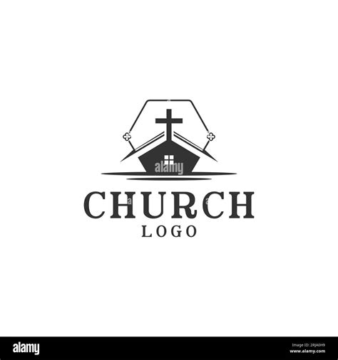 Christian Church Jesus Cross Gospel logo design Stock Vector Image ...