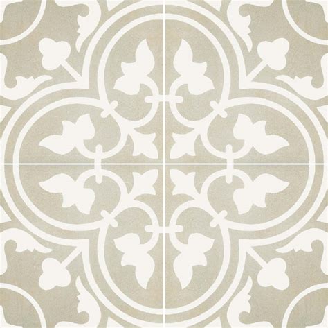 Reverie Porcelain 8" x 8" Patterned Floor Tiles - Decor 11 – Rocky ...