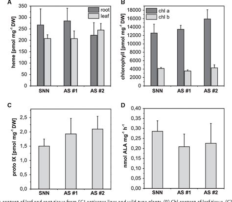 Figure 1 from Transgenic Tobacco Lines Expressing Sense or Antisense FERROCHELATASE 1 RNA Show ...