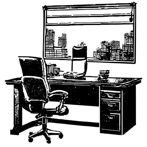 Premium Vector | Empty office scenes with work space and workings desk ...