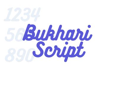 Bukhari Script - Font Free [ Download Now ]