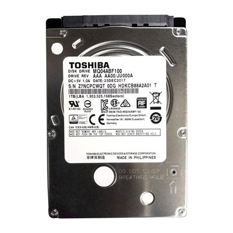 Jual HARDDISK LAPTOP Toshiba MQ04ABF100 1TB 2.5 inch - 5400 RPM - HDD LAPTOP 1TB - HARDDISK ...