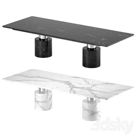 Petrey Dining Table 3D Model Free Download - 3DSKY