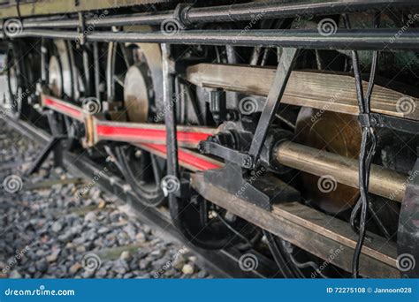 .Close Up of Old Train Wheels Stock Photo - Image of engine, wheel ...