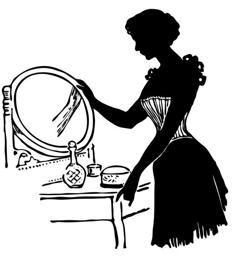 Woman Dressing Table Clipart Free Stock Photo - Public Domain Pictures