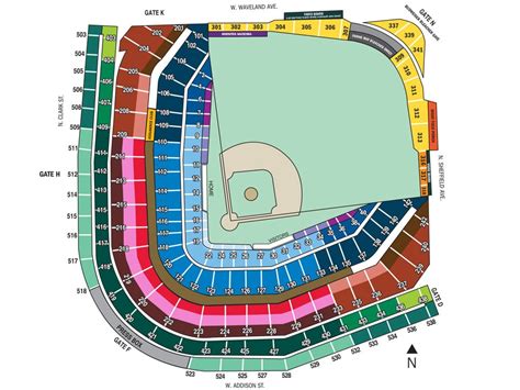 Fresh Wrigley Field Seating Chart with Seat Numbers - Seating Chart