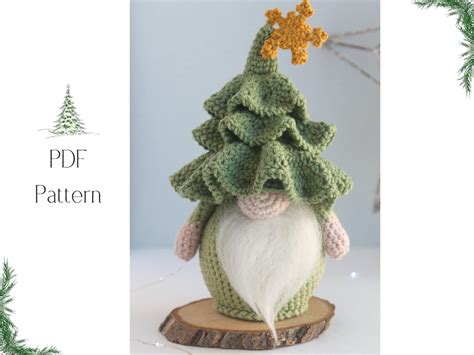 Crochet Christmas Tree Gnome Amigurumi Christmas Tree - Etsy