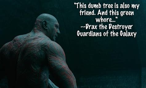 Guardians of the Galaxy TOP Drax the Destroyer Quotes! - JustEnza.com Hero Movie, Movie Tv ...