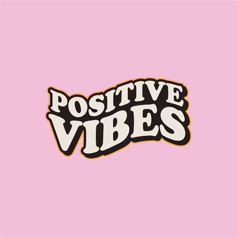 positive vibes lettering 7608240 Vector Art at Vecteezy