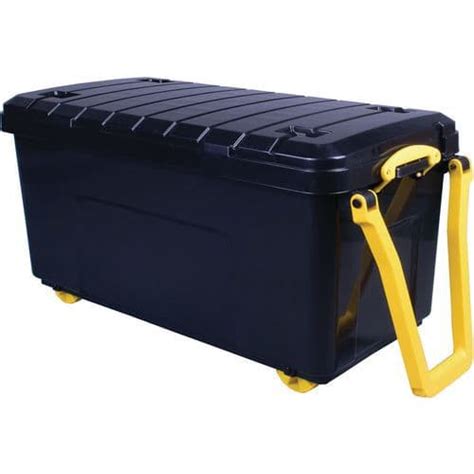 Large Really Useful Storage Box with Wheels - 160L