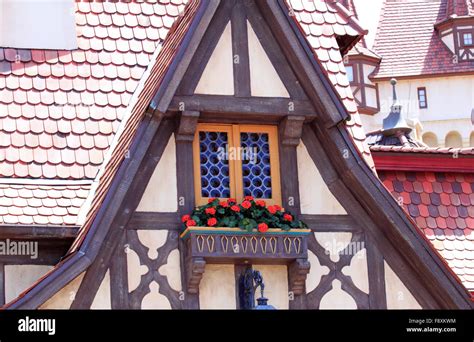 European traditional building structure Stock Photo - Alamy