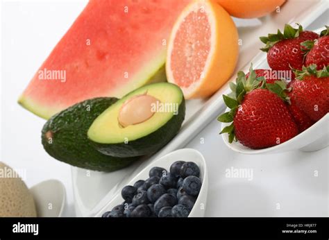 High Carbohydrate Fruit Stock Photo - Alamy