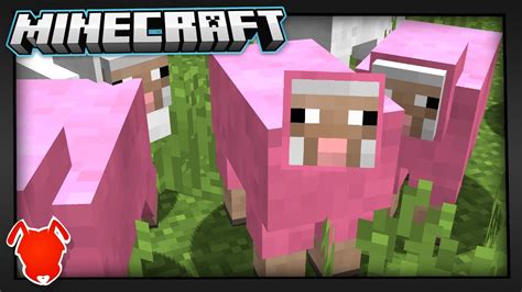 MINECRAFT WORLD SPAWNS FULL of PINK SHEEP? - YouTube