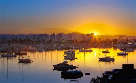 Sunrise on San Diego Bay | My San Diego! | Pinterest | San diego neighborhoods, Beautiful ...