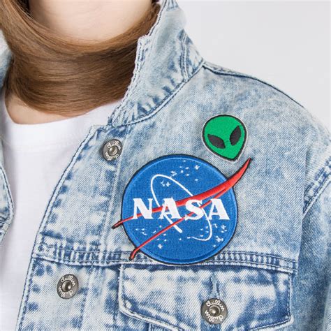 NASA Embroidered Patch NASA Patch Jacket Patch NASA Embroidery - Etsy