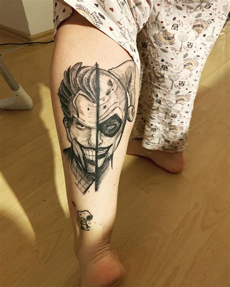 Discover 72+ joker tattoo leg latest - in.coedo.com.vn