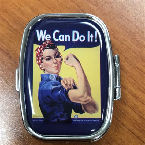 Rosie Riveter Pill Box – Flight Test Museum Gift Shop