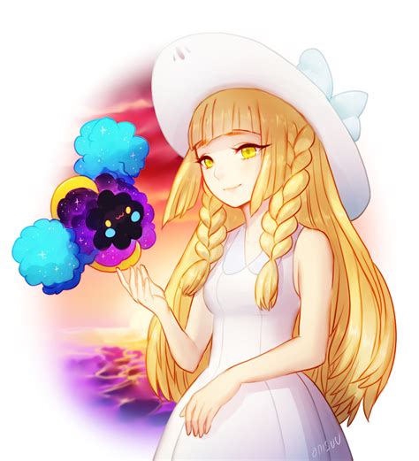 pokemon -- Lillie and Nebby by onisuu on DeviantArt