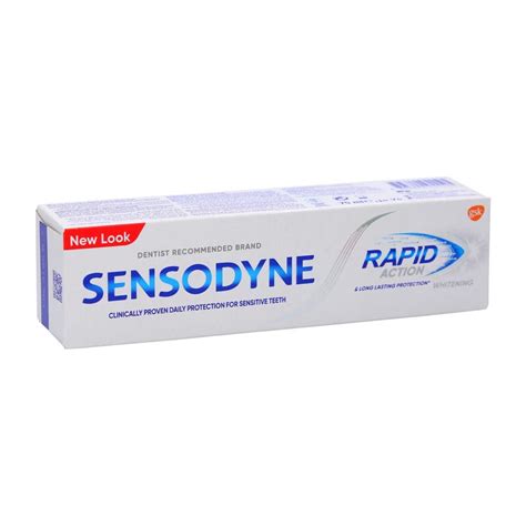 Buy Sensodyne Rapid Action Whitening Toothpaste 75 ml Online in Kuwait ...