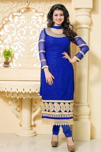 Blue Color Celebrity Dress at best price in Chennai by Loyola Fashions | ID: 9340669762