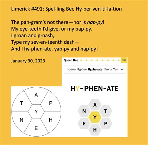 Spelling Bee Limericks