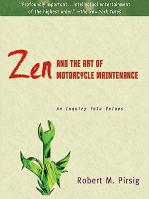 Zen and the Art of Motorcycle Maintenance by Robert M. Pirsig ...