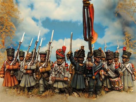 28mm Warlord French Infantry Miniatures Painted by Francesco Thau