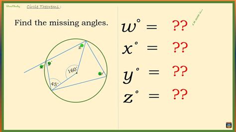 Circle Theorems /Euclidean Geometry : FIND THE MISSING ANGLES (3) - YouTube