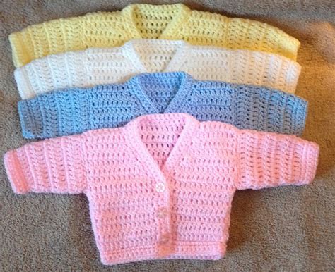 Ravelry: r&r v neck preemie cardigan pattern by michelle stalker