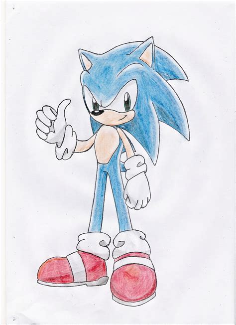 sonic the hedgehog drawing 2 by nothing111111 on DeviantArt