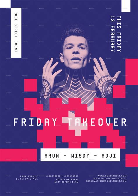 Music Event Flyer Templates by Benstudio73 | GraphicRiver