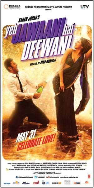 'Yeh Jawaani Hai Deewani' poster, feat. Deepika Padukone and Ranbir ...