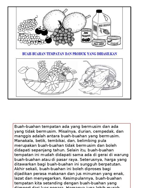 Karangan Tentang Kelebihan Buah Buahan Tempatan - sloppyploaty