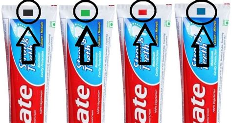 Why is there Different Colors on Toothpaste ~ TELUGU WORLD