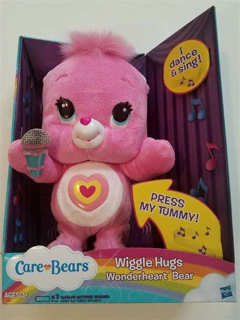 Care Bears 12 inch Care Bears Wiggle Hugs Talking Wonderheart Care Bear Toy New | #1861215552