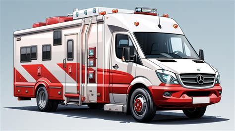 Premium AI Image | Ambulance emergency vector isolated