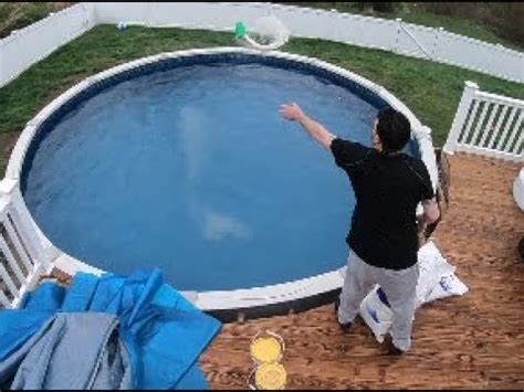 How to Open Above Ground Pool: Salt Water Pool - YouTube