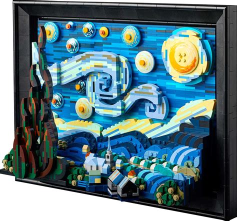 LEGO Gives Van Gogh's Starry Night a Three-Dimensional Spin