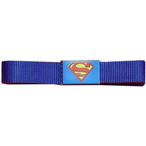 Superman Logo Mesh Belt