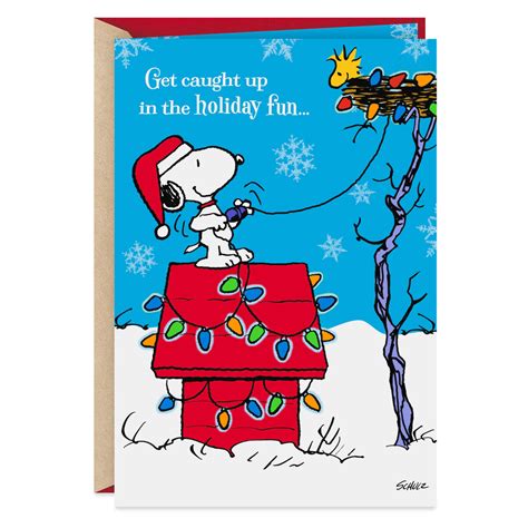 Peanuts® Snoopy Holiday Fun Musical Christmas Card - Greeting Cards ...